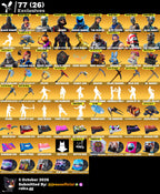 200 SKINS BLACK KNIGHT + IKONIK + HONOR GUARD + LEVIATAN AXE + TAKE THE L
