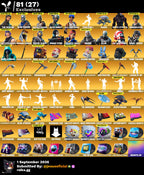 183 SKINS THE REAPER + TOMA LA L + RISA DE BURRO + HACHA DE KRATOS