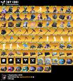 127 SKINS THE REAPER + TOMA LA L + GALAXY + JELTY + STW OG