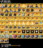95 SKINS COMBO TWITCH PRIME + GALAXY + TOMA LA L + STW OG