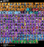 208 SKINS PICO MINTY + RISA DE BURRO + JUSTICIA NARANJA