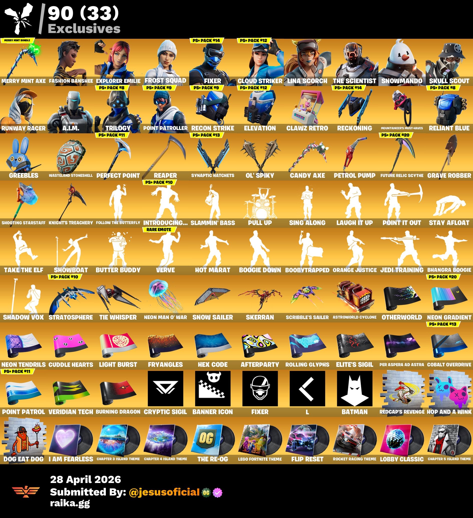 208 SKINS PICO MINTY + RISA DE BURRO + JUSTICIA NARANJA
