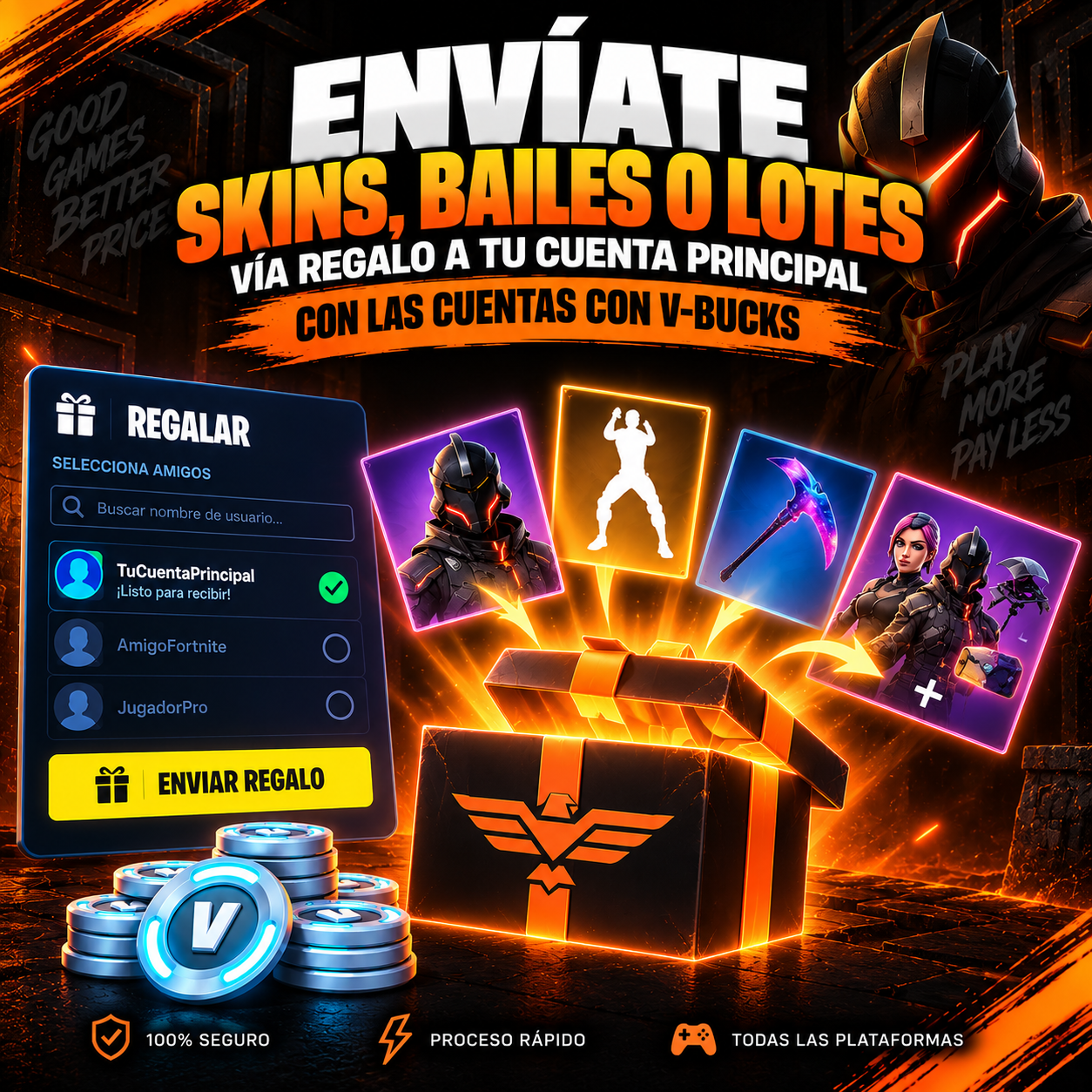 CUENTA EPIC GAMES CON 15,000 V-BUCKS