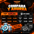 CUENTA EPIC GAMES CON 15,000 V-BUCKS