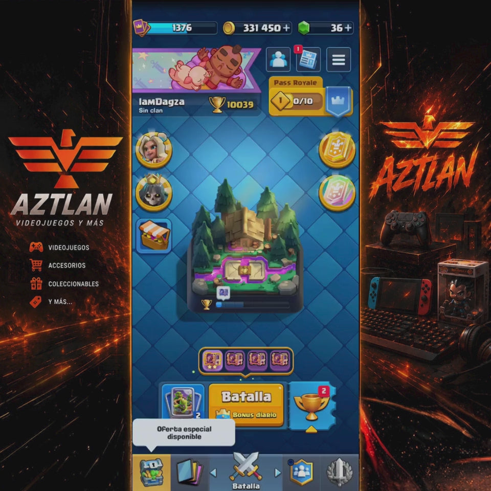 CUENTA CLASH ROYALE 10,000 COPAS NIVEL 14 DE TORRE DEL REY