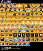 275 SKINS BLUE SQUIRES + HACHA DE KRATOS + TOMA LA L + BALENCIAGA