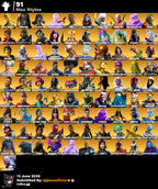 275 SKINS BLUE SQUIRES + HACHA DE KRATOS + TOMA LA L + BALENCIAGA