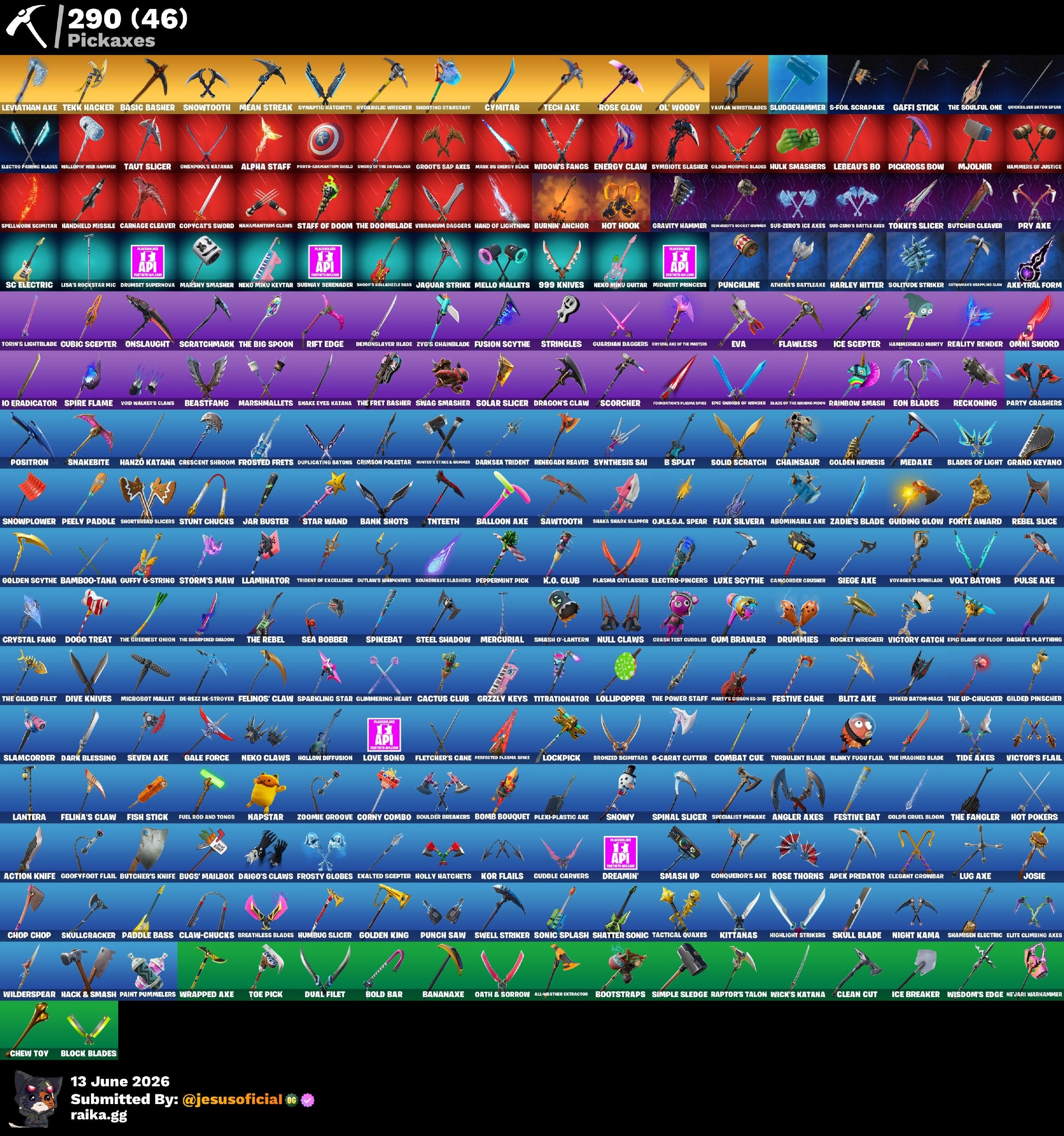 275 SKINS BLUE SQUIRES + TOMA LA L + HACHA DE KRATOS + STW OG